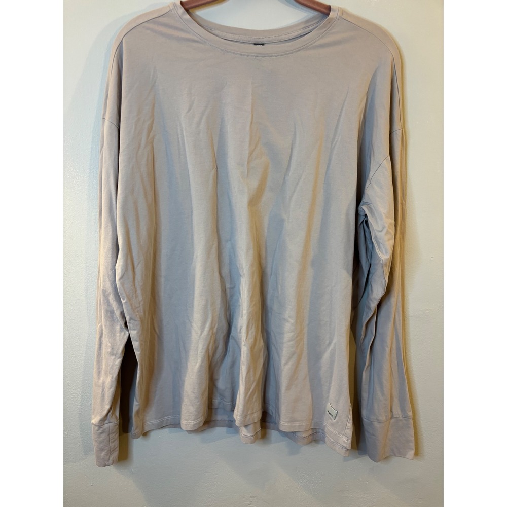VUORI Long Sleeve Feather T Shirt M Beige